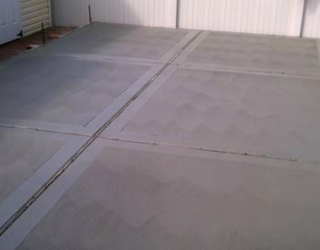 cement walkway installed by pavers